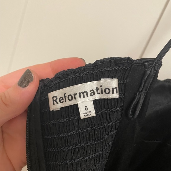 Reformation Rose Silk Dress - Picture 5 of 15